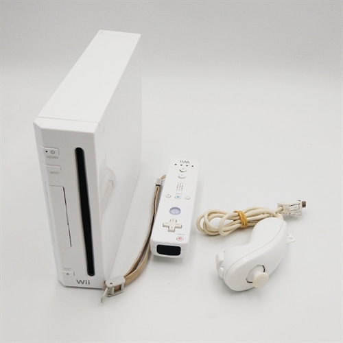Nintendo Wii Konsol - Hvid - RVL-001 - SNR LEH24226501 (B Grade) (Genbrug)